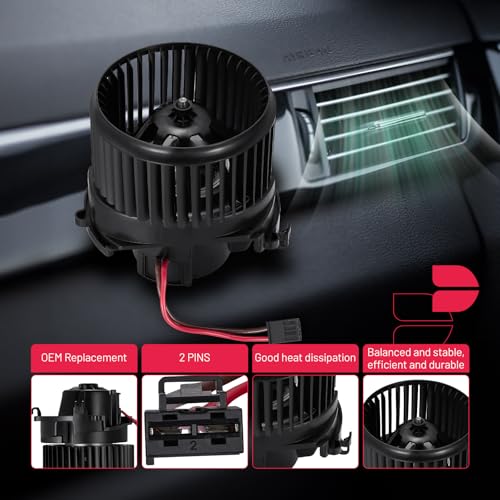 Image of BDFHYK AC Heater Blower Motor Fan 9297752 Compatible with BMW Mini 228i Gran Coupe i3 i3s M235i xDrive Gran Coupe X1 X2 Cooper Clubman Countryman Paceman,HVAC Blower Motor Assembly BM10118C 75152