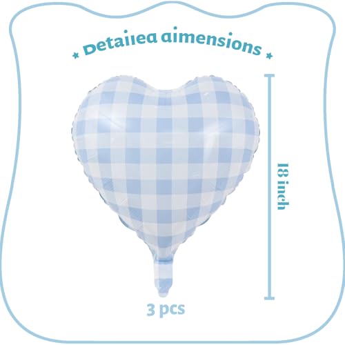 Image of 36 Inches Bow Foil Balloon Huge Bowtie Blue Balloon for Baby Shower, Wedding, Kids Theme Party Decoration (Blue 3)