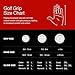 Golf Pride MCC Plus4 Golf Club Grip - All-Weather Hybrid Grip with Larger Lower Hand, Brushed Cotton Cord and Pebbled Texture, Rubber Construction, Midsize, Grey/Red
