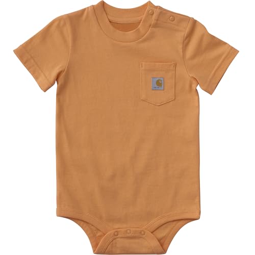 Image of Carhartt Unisex Baby, Short-sleeve Bodysuit Pocket T-shirt