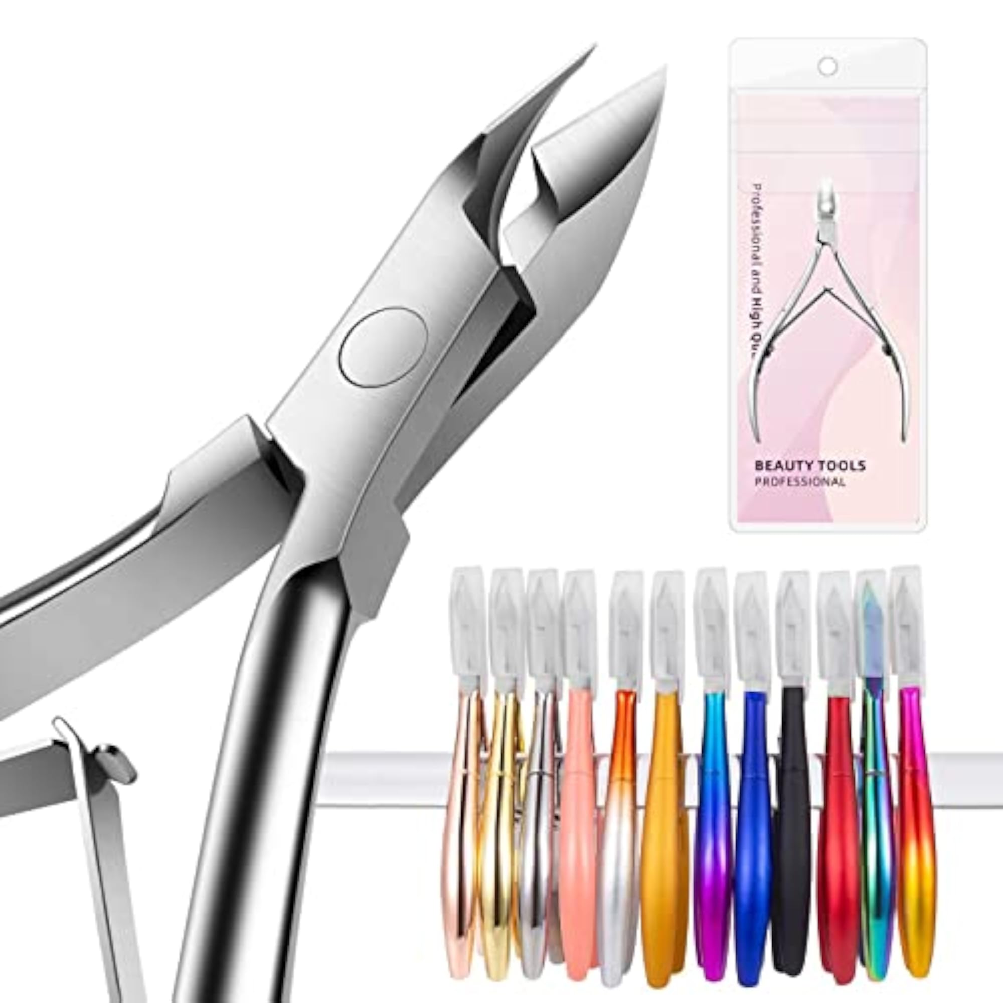 Premium Durable Manicure Nippers for Fingernails and Toenails