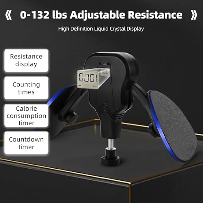 Thigh Trainer Hip Trainer Kegel Exerciser, 132lbs Leg and Inner Thigh Strength Excrcise Equipment, Hip Shaper Trainer Machine,Pelvic Floor Strengthening Device, Thigh Toner Workout