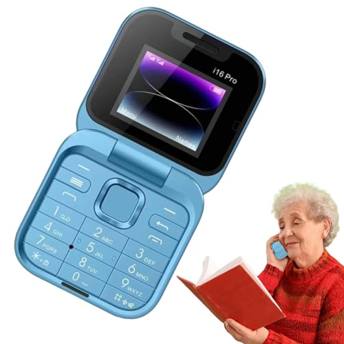 Téléphone portable pour personnes âgées à clapet 2024 avec double SIM et caméra HD