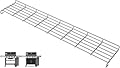 66045 Warming Rack for Weber Genesis 2 GS4 Grill Parts Replacement Weber Genesis II/II LX 400 SER GBS II E410 E435 S435 Accessories 4 Burner Genesis 400 (2022 Years), 32 3/4" L x 6" W Stainless Steel
