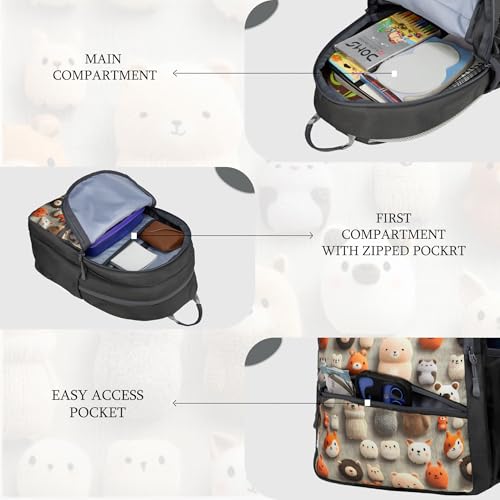 Image of F Gear Brio Kids Backpack|Water-Resistant Polyester|2 Spacious Compartments with Front Pocket & Bottle Holder Adjustable Shoulder Straps|Durable YKK Zippers