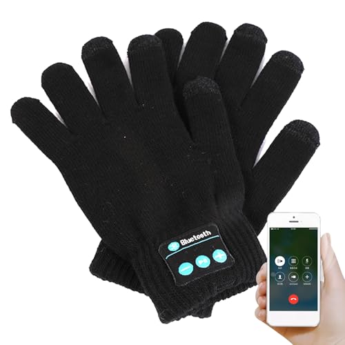 Gants tactiles d'hiver et moufles rechargeables pour musique et appels