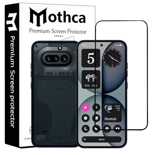 Image of Mothca Advanced Tempered Glass Screen Protector Compatible for Nothing 4A with Edge to Edge Coverage - Case Friendly, Anti-Scratch & Bubble-Free Installation Kit