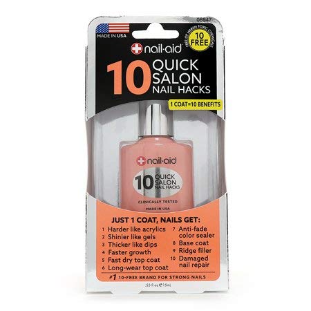 Nail-Aid 10 Quick Salon Nail Hacks - All in One Strengthener