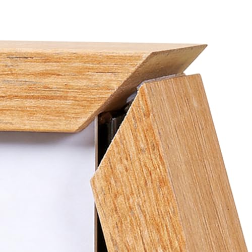 Cadre en bois avec rangement et affichage interchangeable de 18 cm