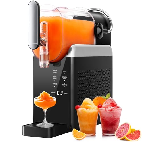 Slushie Machine No Ice Needed - 88oz Slushy Machine for Home, Frozen Drink Maker with 6 Presets...