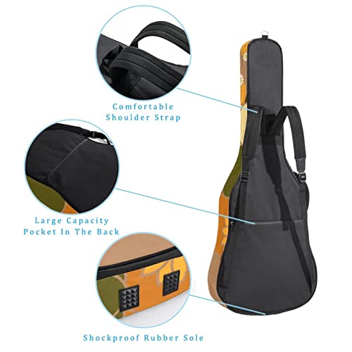 Housse de protection épaisse en éponge imperméable pour guitare acoustique, électrique, basse, guitare classique… - Les Beatles, Paul McCartney, John Lennon, RIngo Starr, George Harrison Housse de protection épaisse en éponge imperméable pour guitare acoustique, électrique, basse, guitare classique… – Image 4