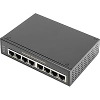 DIGITUS – DIGITUS Industrieller Netzwerk-Switch – 1 Gbit/s – 8-Port RJ