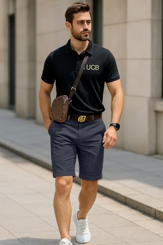 Image of GRECIILOOKS Casual Men Shorts | Rich Regular Fit Solid Short with Side Pockets | Relaxed Fit Half Pants | Mid Rise Waist (Available in Plus Size)