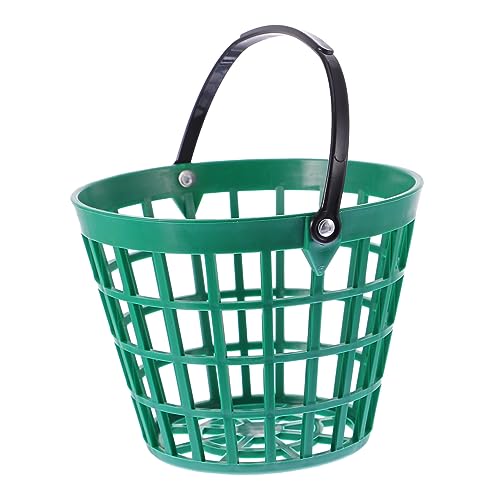 HOMSFOU Golf Ball Range Basket with Handle 1pc Golf Bucket Golf Ball Holder Golf Storage Basket Can Hold 25 Balls