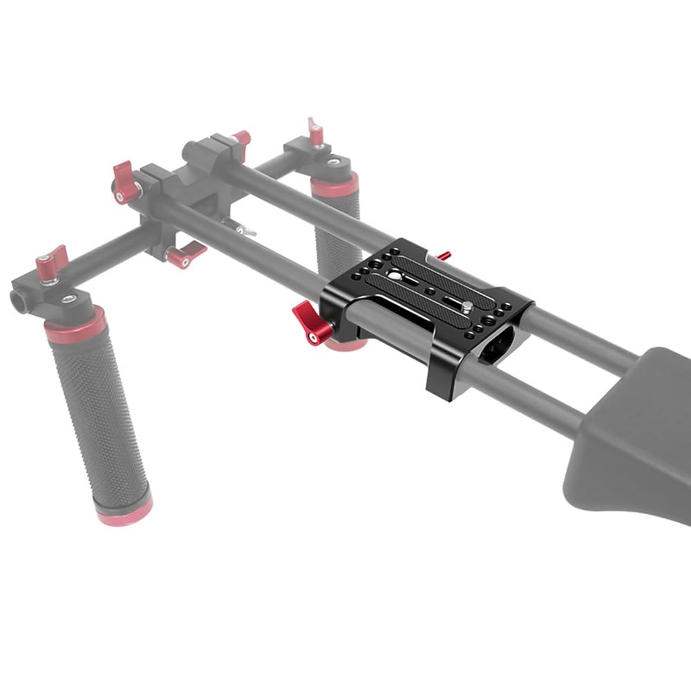 Piastra base della fotocamera Design leggero per il di supporto dell'impianto DSLR Lega di alluminio