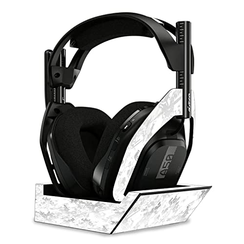 Image of MightySkins Glossy Glitter Skin Compatible with Astro A50 Wireless Headphones + Base Station (Gen 4) - Viper Snow | Protective, Durable High-Gloss Glitter Finish | Easy to Apply | Made in The USA