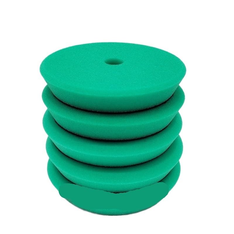 Almohadilla de pulido esponja plana, 2/5 Uds., 5/6 pulgadas, 125/150mm | Green x 5pcs,6 Inch (150mm)Backer