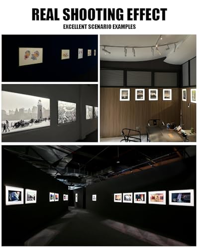 Image of LED Track Light Head, 18W Shapeable Light, Adjustable Directional Aperture Shape for Museum Art Gallery Exhibition Art Picture 2700K