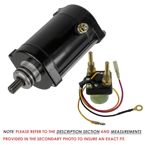 Caltric Starter & Relay Solenoid Compatible con Kawasaki Js750 750 Sx 1992-1995 miniatura 5