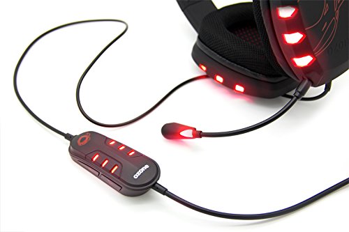 Ozone Rage 7Hx 7.1 Fone de ouvido para jogos com som surround