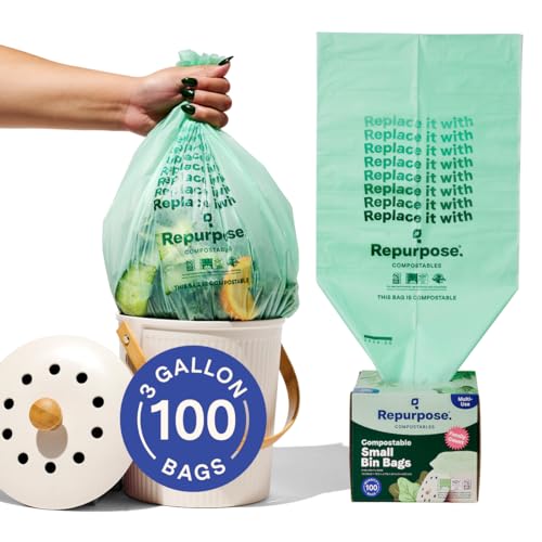 10 Best Small Compostable Trash Bags You're Gonna Love Using 2 Repurpose 3 Gallon Compostable Trash Bags (100 Count)