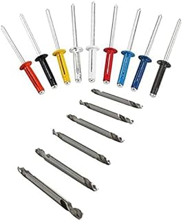Exploding Rivets w/Double End Drill Bits 3/16 Aluminum Small Head