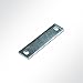 Produktbild LYSEL® Gegenplatte für Riemenkrampe Jeep/VW, (BxL) 12x50mm in grau (10 Stück)