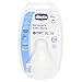 Chicco Benessere Tettarella Flusso Veloce, Silicone, Bianco, 4 Mesi +, 2 Pezzi