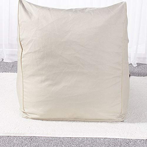 Teerwere Small Sofa Sofa Chair Bed For Pool Camping Outdoors Lazy Bag Cloud Couch Soft And Comfortable Garden Bean Bag (Color : White) #TOP3