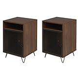 Más posibilidades: Este mueble de almacenamiento puede utilizarse como mesita de noche en el dormitorio, como mesita auxiliar del sofá en el salón, como mesa de centro en la sala de reuniones, como mesita de café en el balcón, etc.