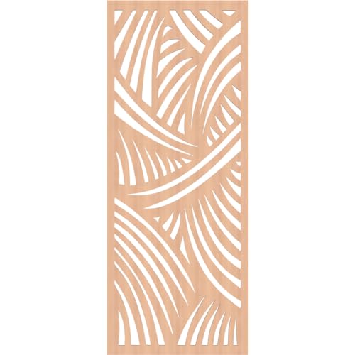 Image of 29 3 /8 inchW x 74 3 /8 inchH x 3 /8 inchT Chester Decorative Fretwork Wood Wall Panels, Alder