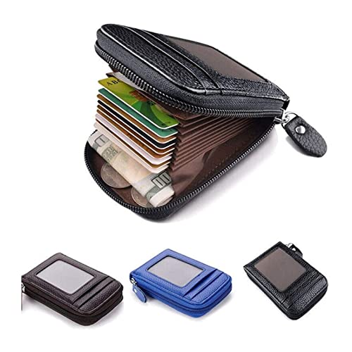 Vintage Leather Women‘s Wallet Card Slot Credit Blocking Zipper Cash Organizer Holde wallet & card cases2