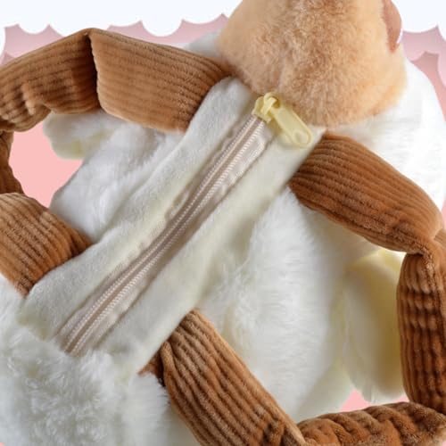 Bolso de Mano de Peluche con Forma de Pollo Suave miniatura 5