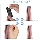 Tucnoeu 120 Stück Tape Extensions Kleber Doppelseitiges Tape Kleber Invisible Tapes Klebestreifen Extensions Selbstklebend Tape Kleber Extensions (Schwarz)