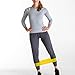 THERABAND Resistance Band Loop, Professional Latex Mini Band for Lower Pilates, Crossfit, Yoga, Stretching, Physical Therapy, Strength Training without Weights, 8 Inch, Yellow, Thin, Beginner Level 1
