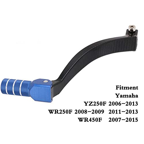 Jiuneng Motorcycle Gear Shifter Lever,Cnc Dirt Bike Brake Foot Pedal Shift Levers For Yz250F 06-13 Wr250F 08-09 11-13 Wr450F 07-15 Blue #TOP1