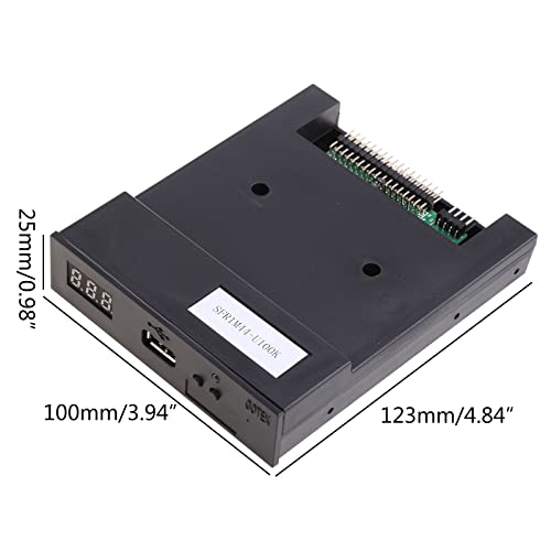 Buxuaaaa Czytnik dyskietek USB 34-pinowy 3,5-calowy zewnętrzny dysk 1,44 FDD do wtyczki elektronicznej N do odtwarzania nr dla dodatkowego czytnika dyskietek USB