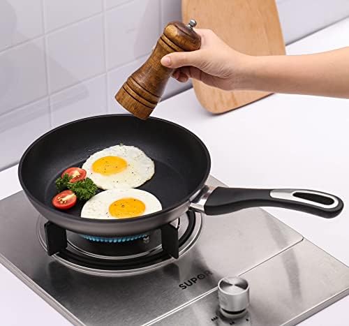 Royal Cuisine Non Stick Frying Pan, Omelette pan, All Stoves Compatible, 20,24,28 cm Forge Aluminum Frying Pans Induction pan Set. (20CM)