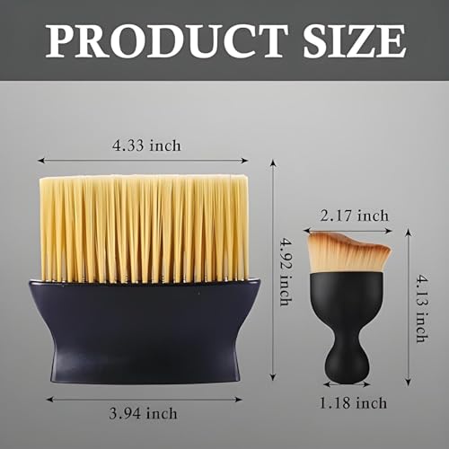 Image of Ardith Interior Cleaning Brush Combo 2 Pcs - Multipurpose Car AC Vent, Dashboard & Laptop Keyboard Dust Cleaner, Soft Bristle Brush for Dirt & Dust Removal, Auto Detailing & Electronics Cleaning Kit