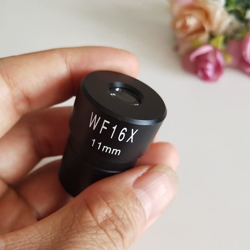 Microscope WF16X 11mm Optical Biological Microscope Eyepiece Lens(1pcs wf16x)