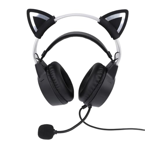 Casque de jeu éclairage RGB avec microphone antibruit pour le multimédia