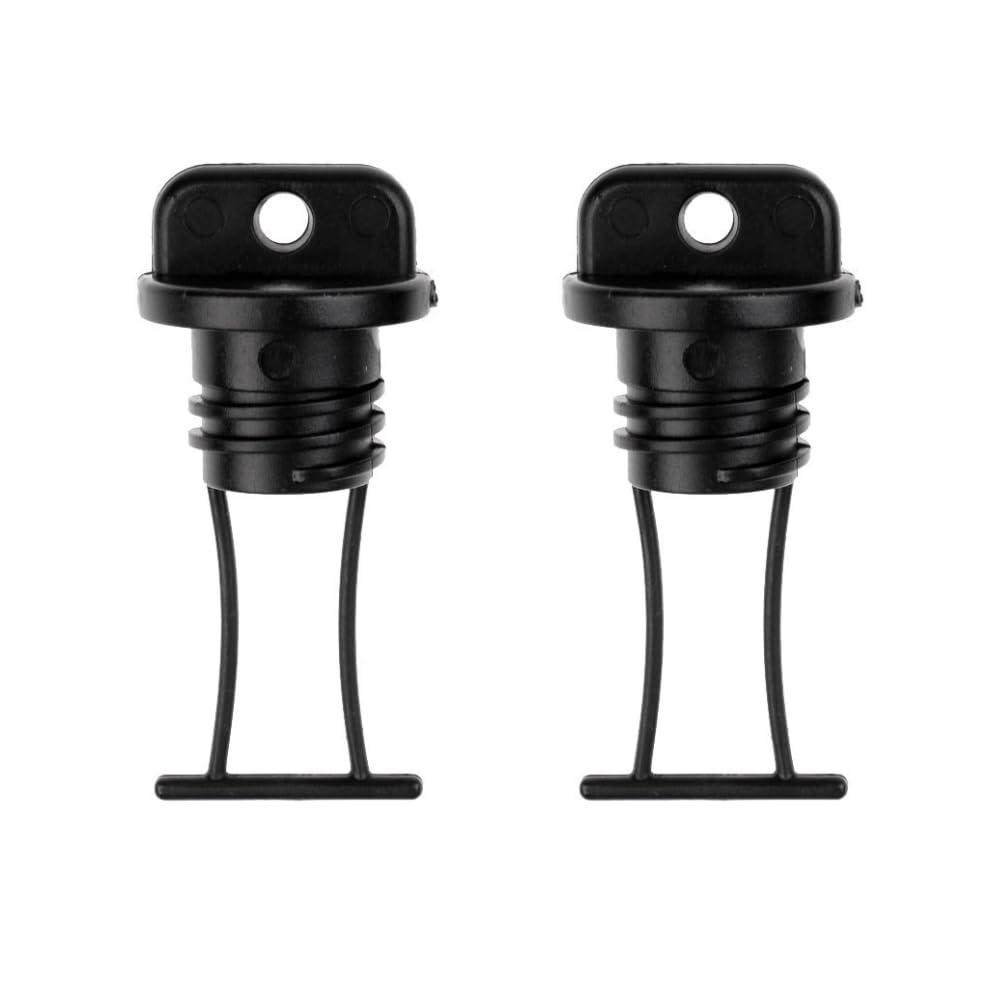 SagaSave Kit di tappi di scarico universali per kayak, 2 pezzi, tappi di scarico filettati, kit di tappi per kayak, accessori per canoa e barca
