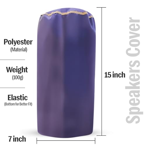 Image of Autofact Premium Speaker Cover for JBL Party Box 710 Lightweight Blue Fabric with Dustproof & Scratch-Resistant, Durable & Easy to Carry (Large Size Speaker Only)