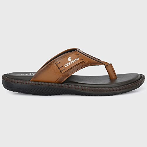 Image of Centrino Men's Flip-Flop Slippers | Luxurious Comfort for Every Step | Slip-On Ease, Stylish Design | Perfect for Beach Days, Poolside Lounging, and Casual Wear (8201)