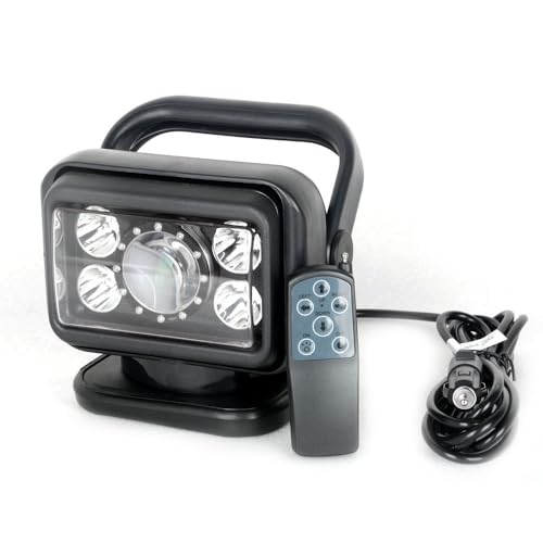 7-Inch 70W LED Search Light with Remote