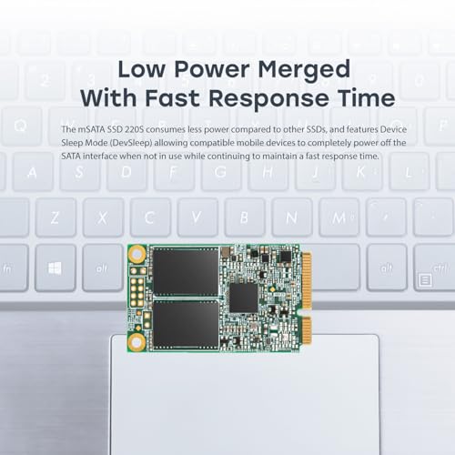 Image of Transcend 64GB MSA220S mSATA SATA III SSD, SLC Cache