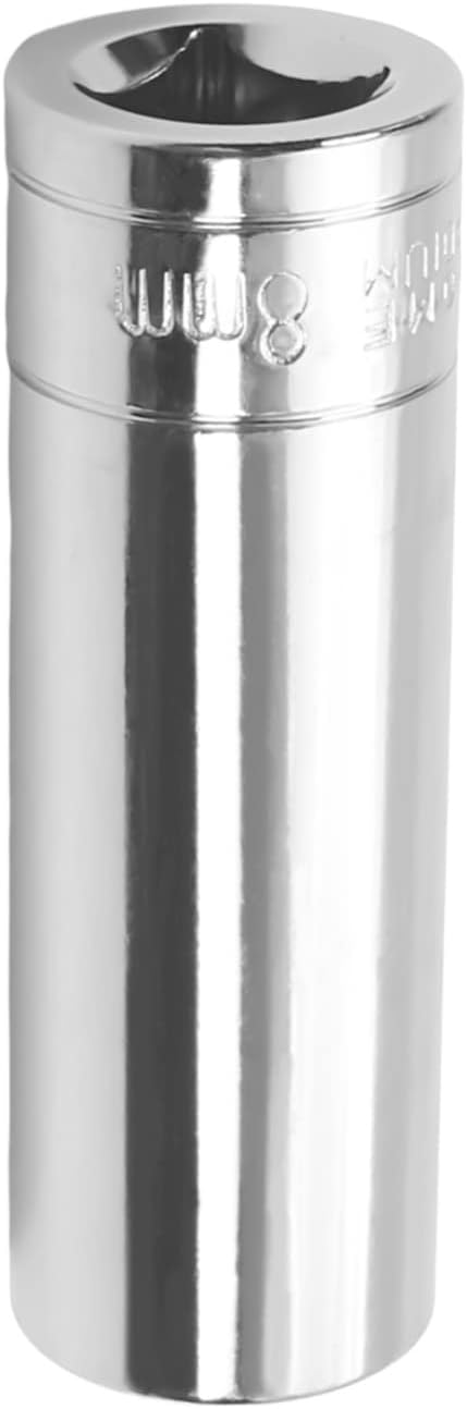 Auniwaig 1/2 Inch Drive x 20 mm 6-Point Deep Socket, Metric, Cr-V, Mechanic Impact Socket