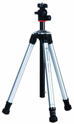 VANGUARD Nivelo 214SL Flexible Lightweight Compact Tripod for Compact, Mirrorless Interchangeable Lens Camera (Silver)