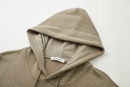 Image of KLIEGOU Mens Tie-Dye Pullover Hooded Sweatshirt