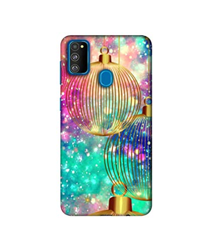 Image of Amazon Brand - Solimo Basic Case for Samsung Galaxy M30s (Plastic Multi-Colored)